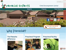 Tablet Screenshot of panacheenfants.com